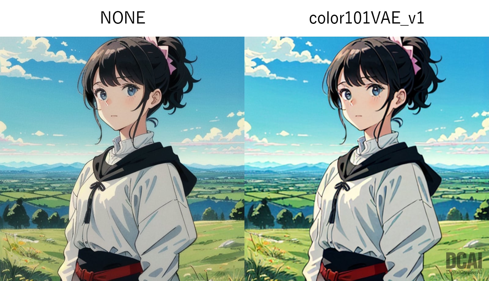 Color101 VAEの比較画像