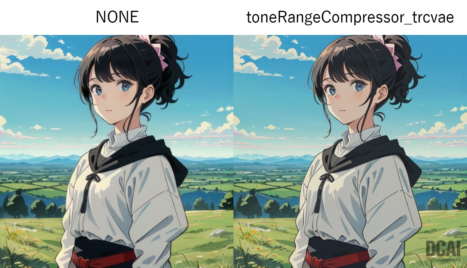 Tone Range Compressor (VAE)の比較画像
