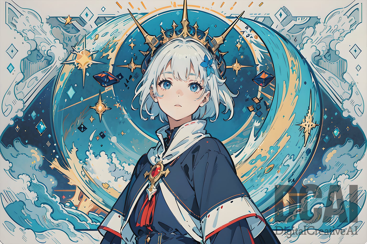 Sample images of Anime Tarot Card Art Style