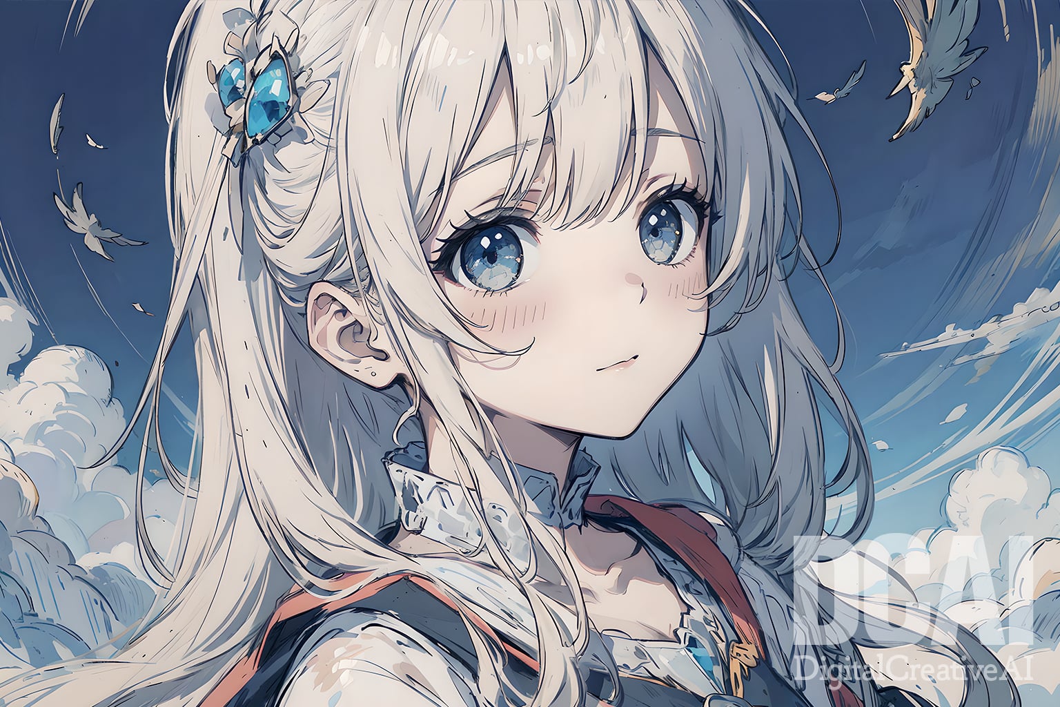 Sample images of cute sketch draft style