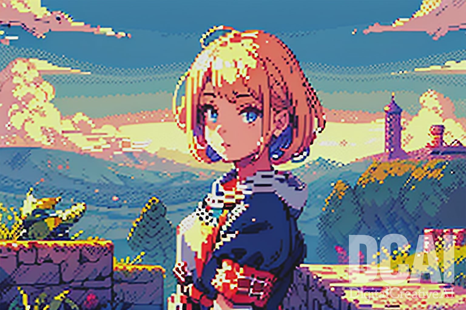 Sample images of Pony Pixel Art XL & 1.5