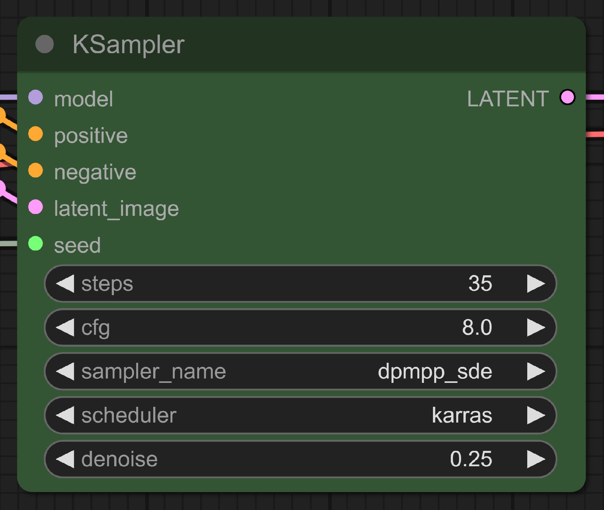 Inpaint Examples-2nd Pass settings