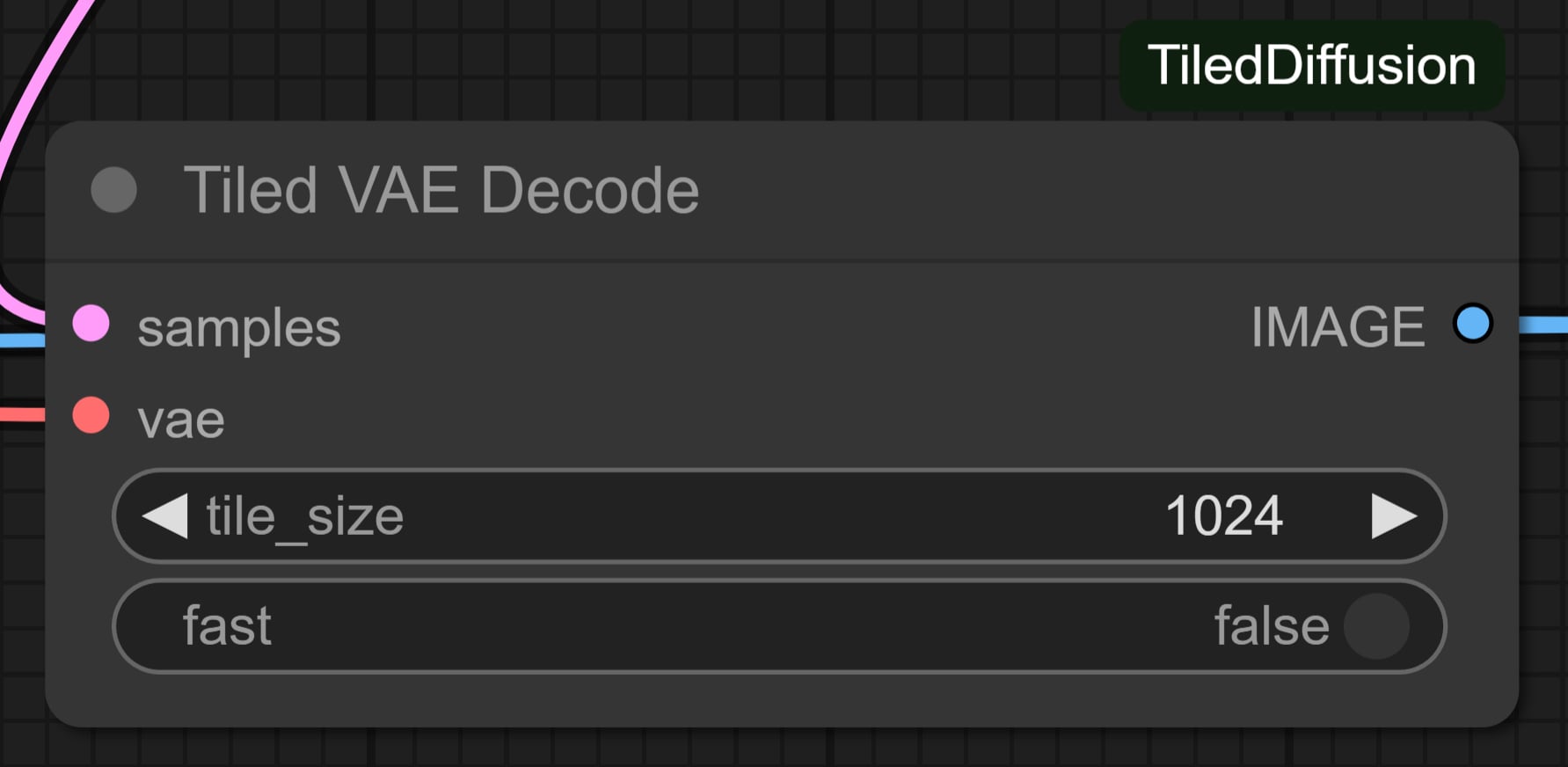 Tiled VAE Decodeノード