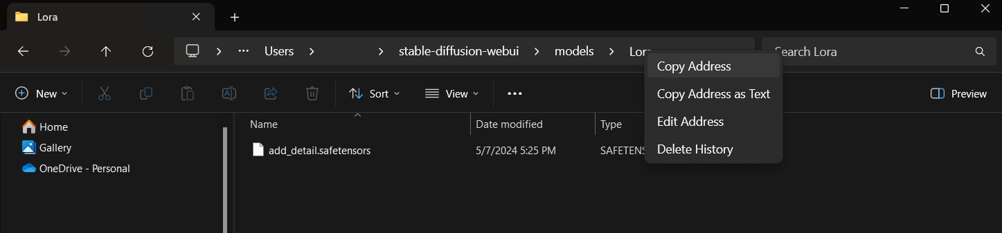 File Explorer Path Copy