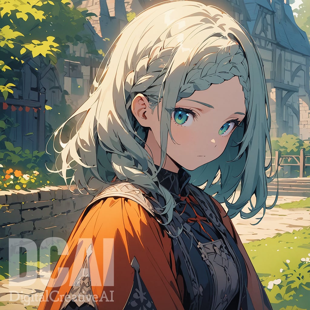 braided bangsのサンプル