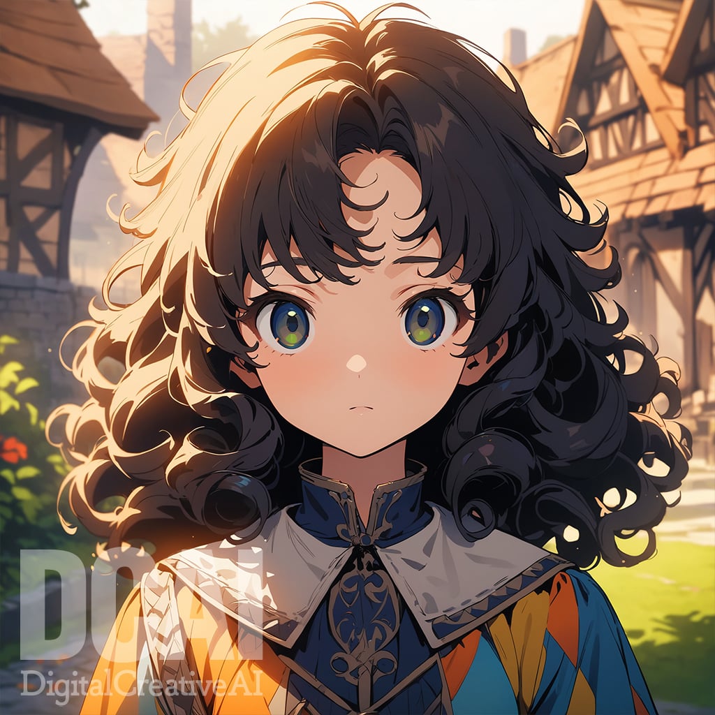 sample of curly hair