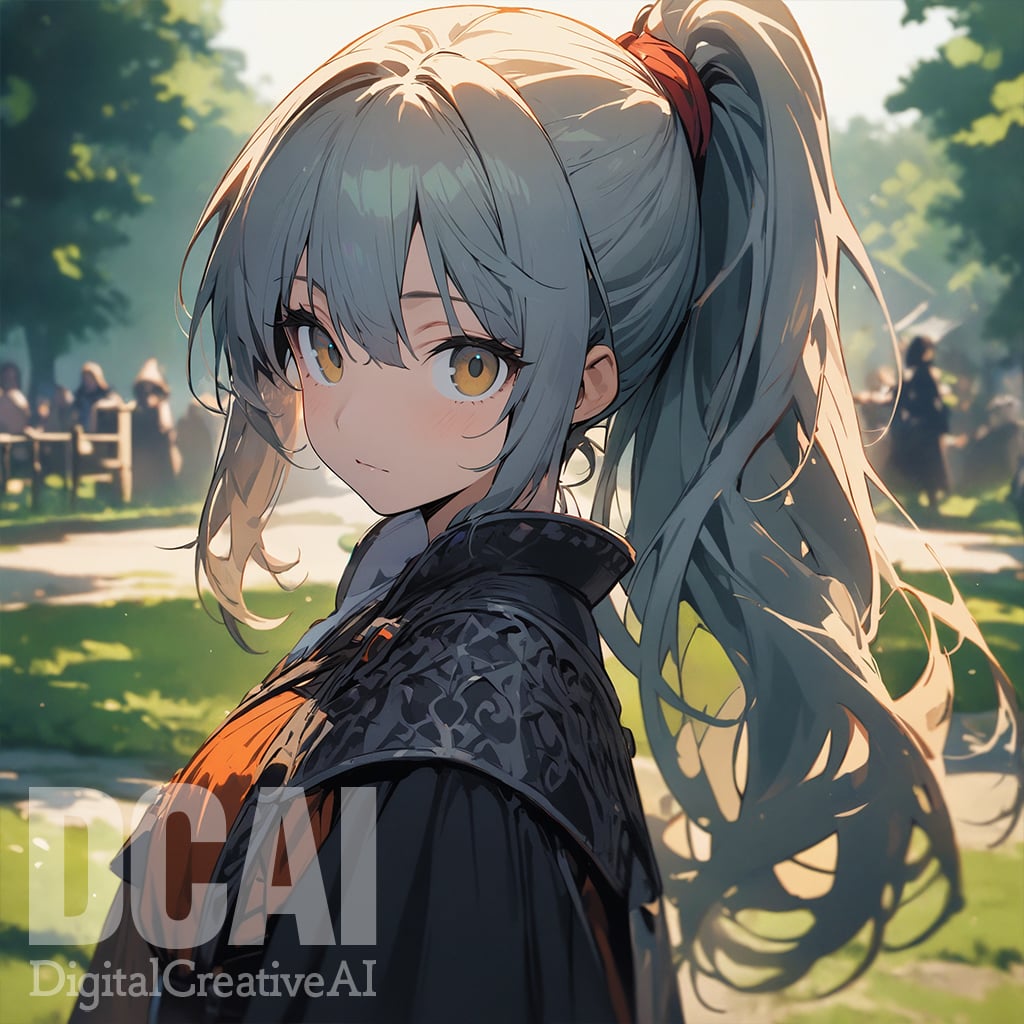 sample of ponytail