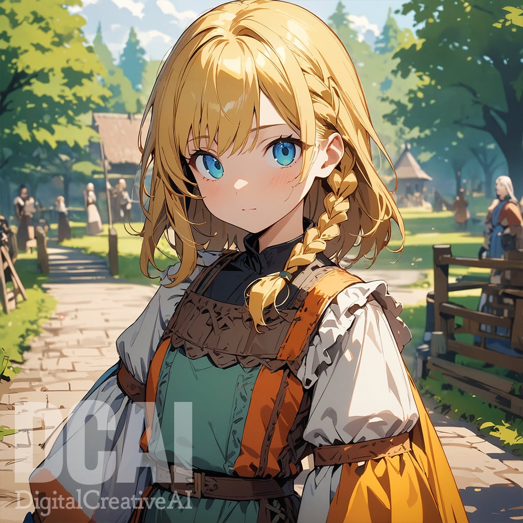 side braidのサンプル