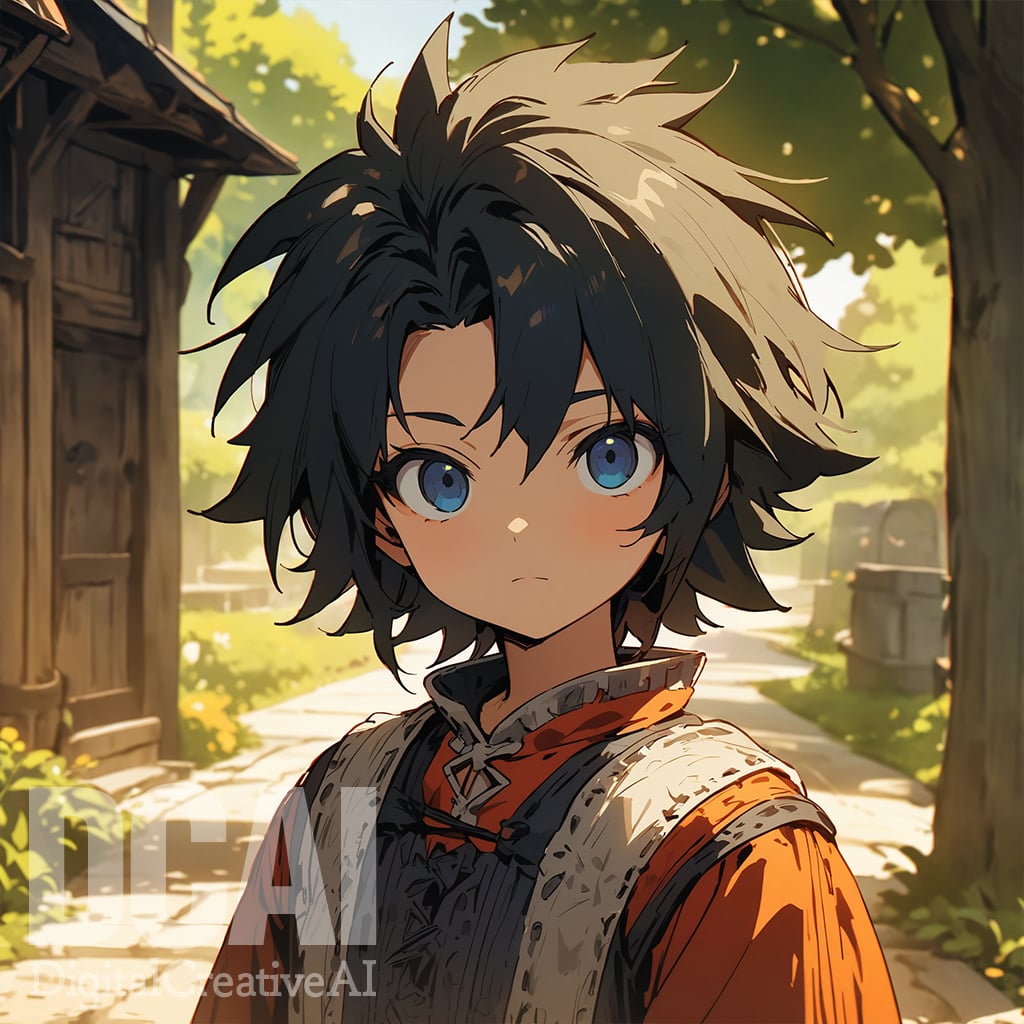 spiked hairのサンプル