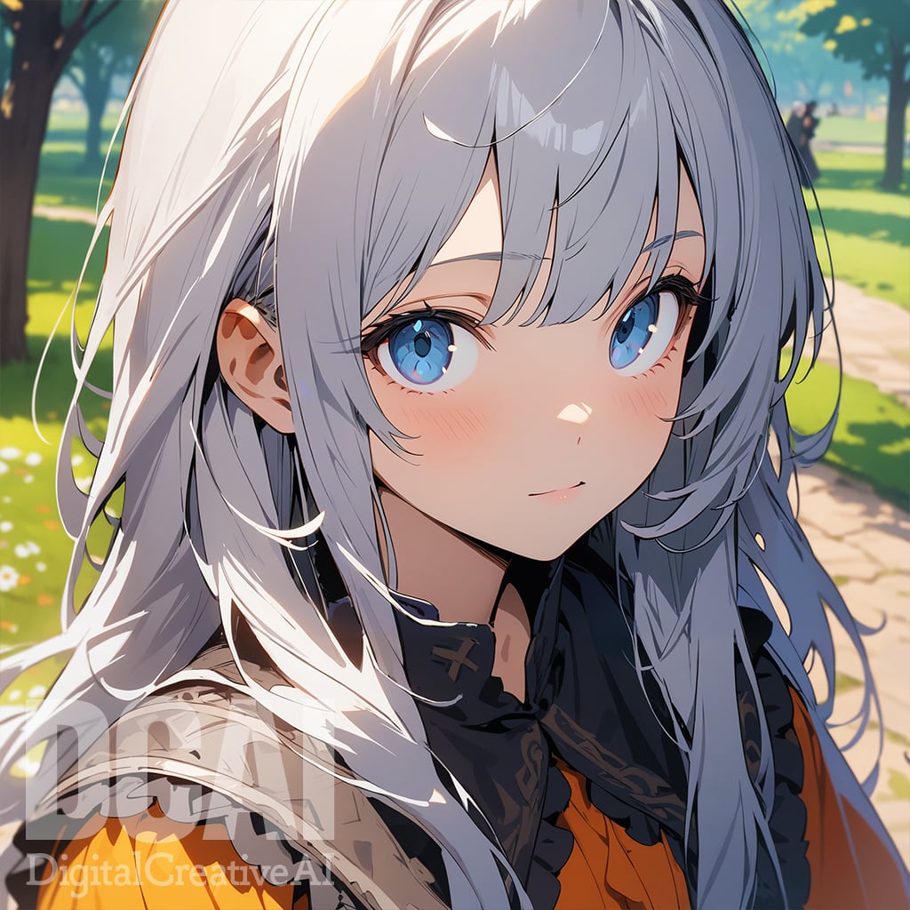 sample of white hair