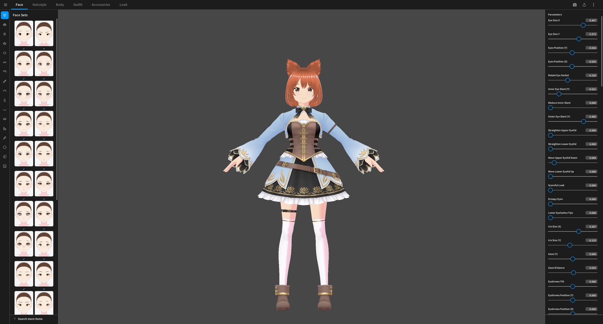 Completed character
