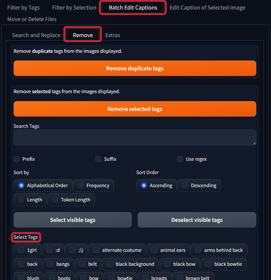 Remove page