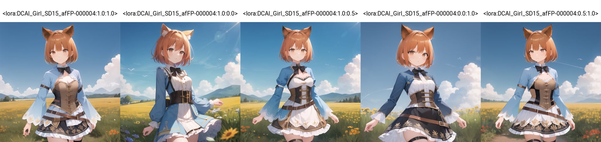 Comparison of Unet and TE weights