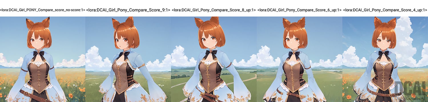 Pony Train Score Comparison - Score_8_up